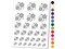 Firework Explosions Celebration New Years July 4th Temporary Tattoo Water Resistant Fake Body Art Set Collection